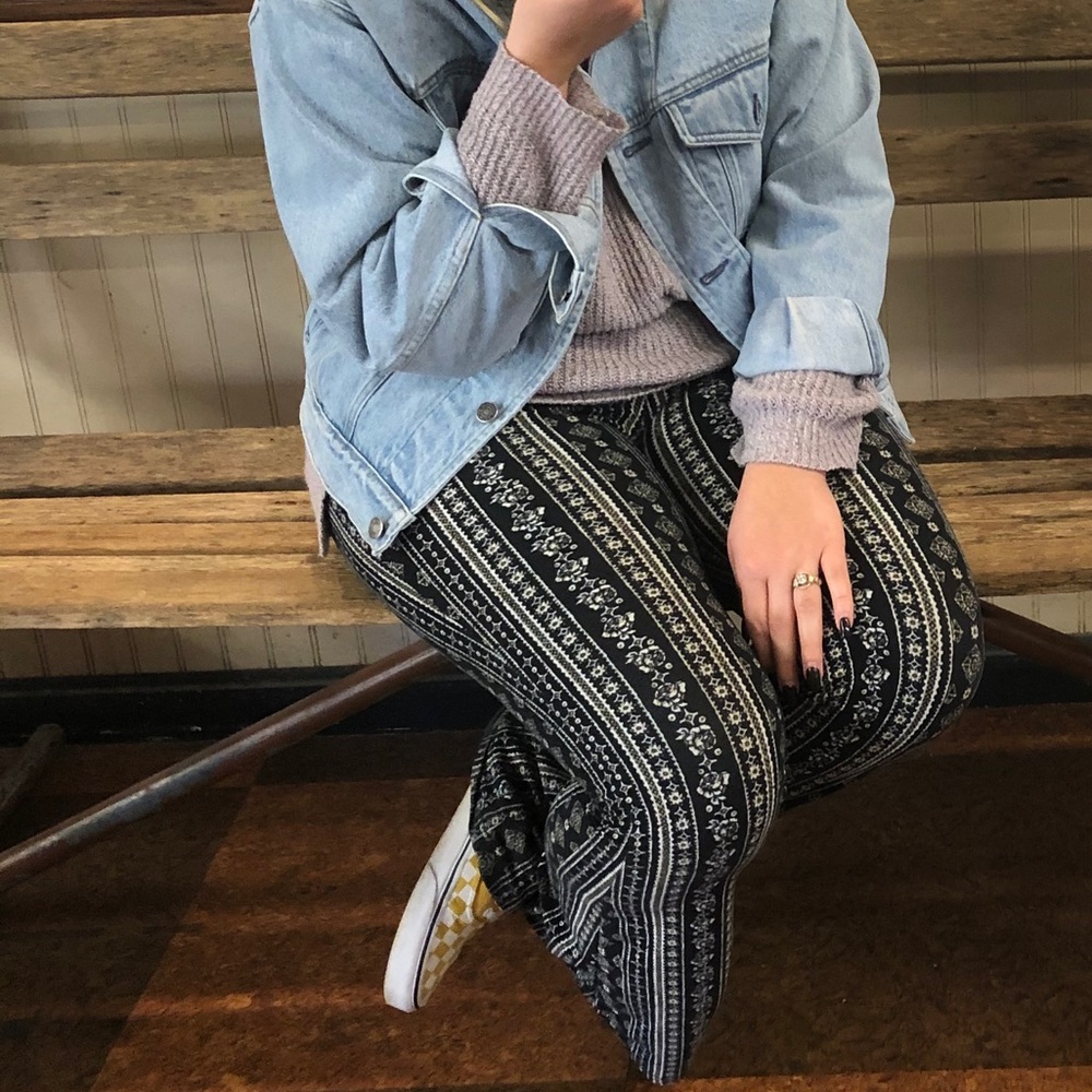 41. Flare boho pants